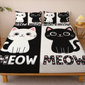 Premium Soft Cartoon Print Fitted Sheet Set – 16" Deep Pocket Comfort