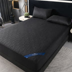 Luxe Black Deep Pocket Fitted Sheet Set